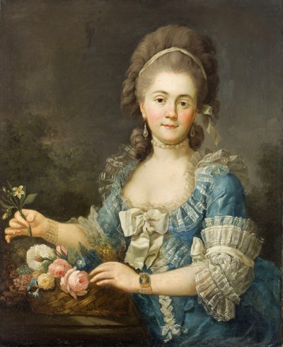 Porträt von Anna von Scypion Szaniawska von Unknown